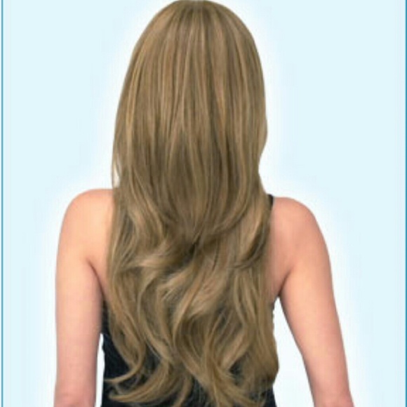 Dark blonde hair extensions