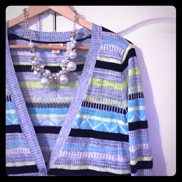 mossimo aztec print light-weight cardigan