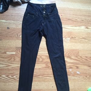 High waisted jeans