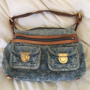 Authentic LV Denim Purse