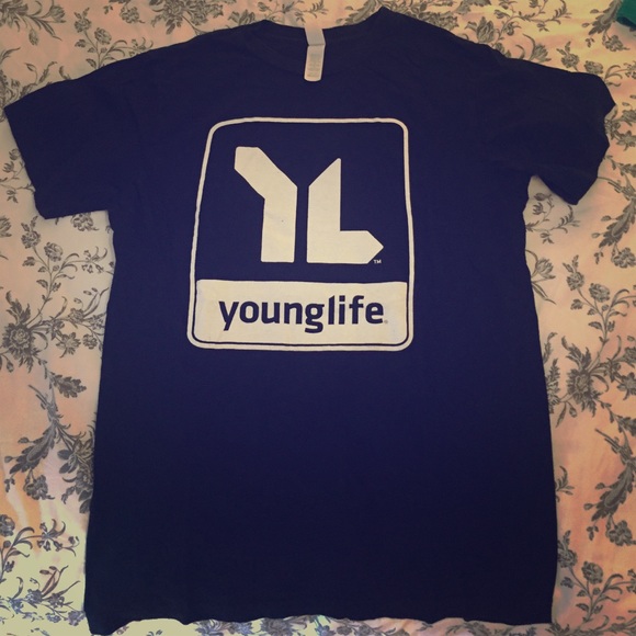 Black and white young life shirt