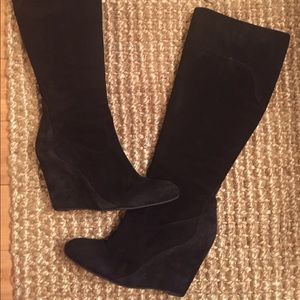Via Spiga tall suede boots 7.5