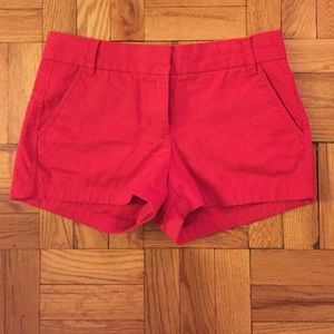 J. Crew Chino Shorts - Red