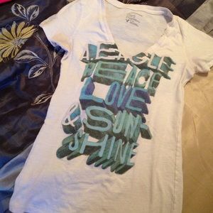 Sold! V neck American eagle summer shirt