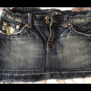 Miss Me Denim Mini Skirt - Size Small