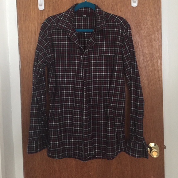 Uniqlo men's plaid button down - Picture 1 of 4
