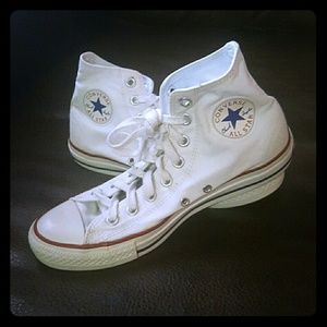 White high top converse