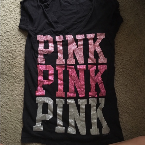 black pink Victoria secrets top