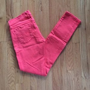 Lucky Brand Hot Pink Skinny Jeans