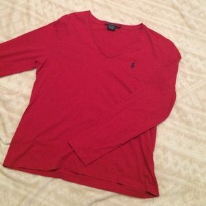 Ralph Lauren sport women's long sleeve t!!