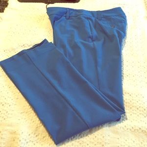 Blue dress slacks