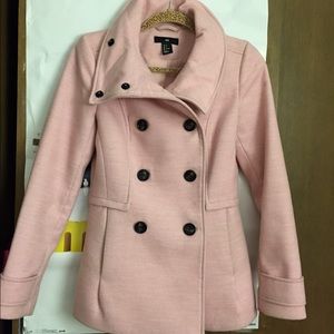 HM baby pink NWOT coat