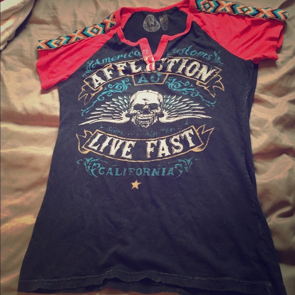 Buckle Tops - 🎉final price reduction🎉 Affliction shirt!
