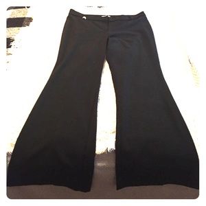 Flare leg dress pants