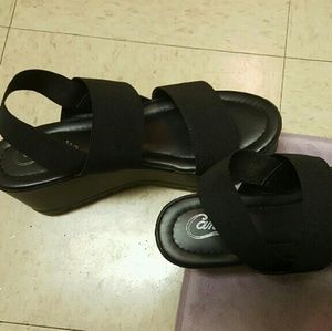 Candies Elastic Strap Sandals