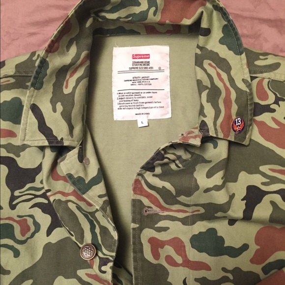 Supreme Jackets & Blazers - SUPREME NYC Camo Utility Jacket RARE!!! Size Large