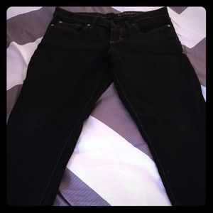 GAP Premium Super Skinny Black Jean - Size 8