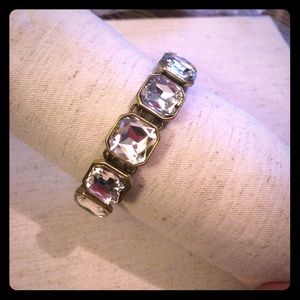 Retro Glam Square Cut Bracelet