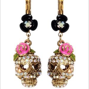 Diamond Skull Earrings $12 TODAY ONLY!