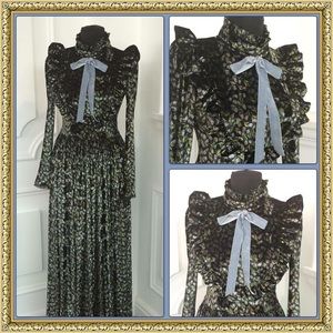 Italian velvet maxi dress