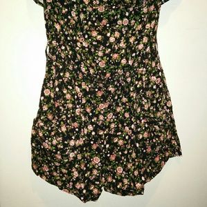 Floral Tube Romper