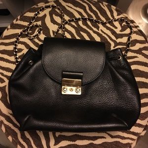Small ZARA leather backpack