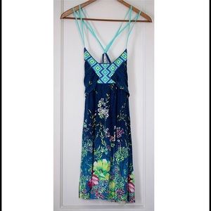 Free People floral jersey dress