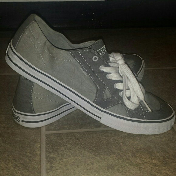 Vans grey & white sneakers