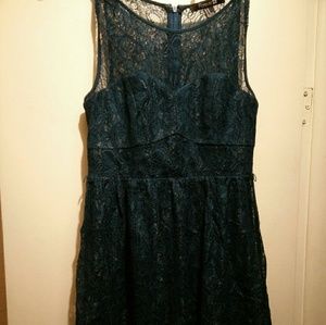 Turquoise Lace Dress