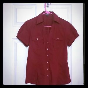 💕💜New No Tag Lovely Red Express Dressy Top💜💕