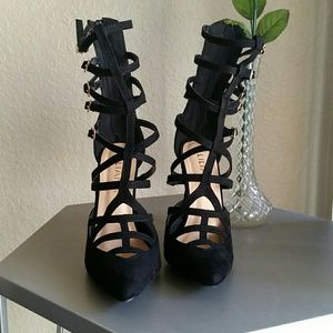 Black high heels