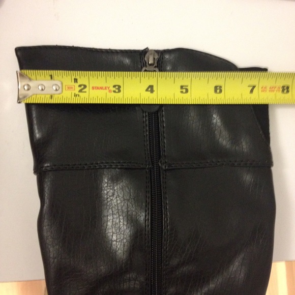 Black Riding Boot 1.5" Heels - Picture 4 of 4