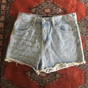High waisted shorts