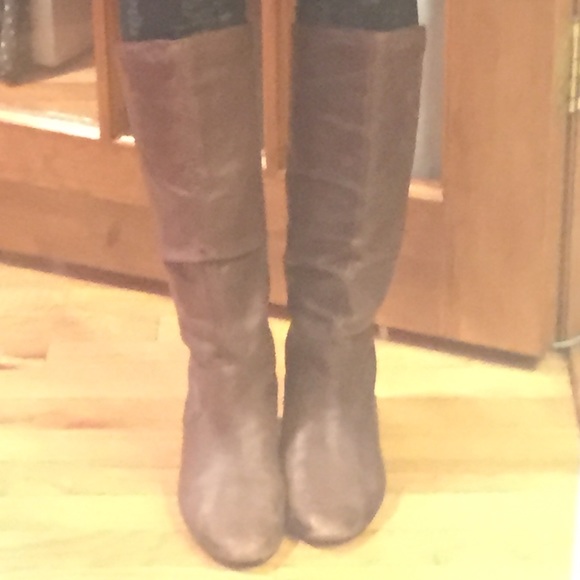 Steve Madden brown slouch boots