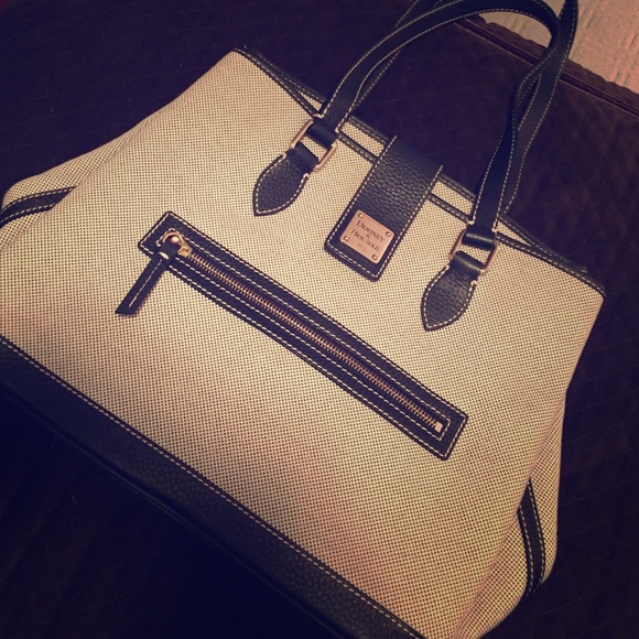 Dooney & Bourke Tote Bag Beige and Black