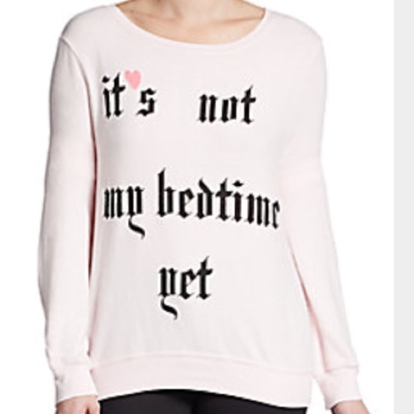 Wildfox It's Not my bedtime yet jumper