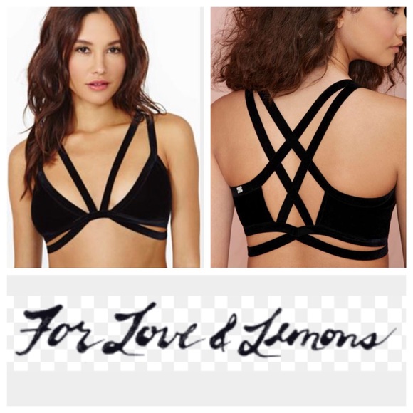 For Love and Lemons Love You Knot Bra