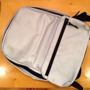 Silver reflective backpack