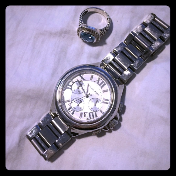 Silver Michael Kors watch!