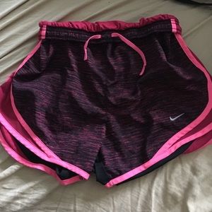 Super cute Nike track shorts