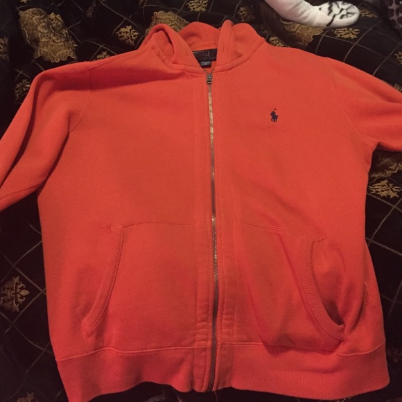 Ralph Lauren Orange Hoodie.