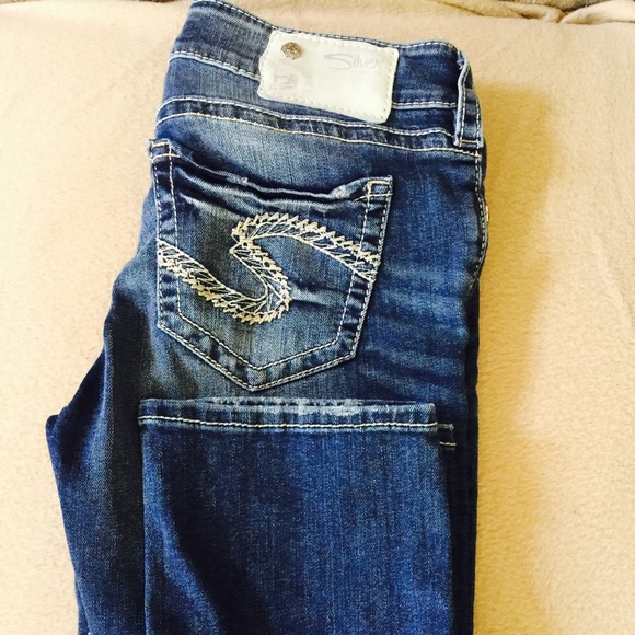 Size 27 Silver Capris