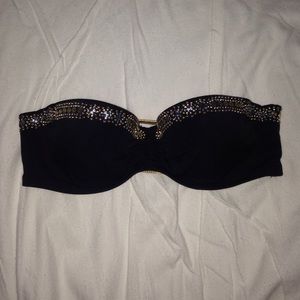 Victoria secret black bikink top size 32b