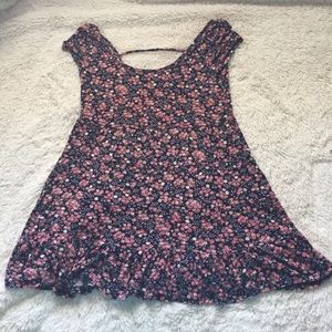 FLORAL PAC SUN SKATER DRESS