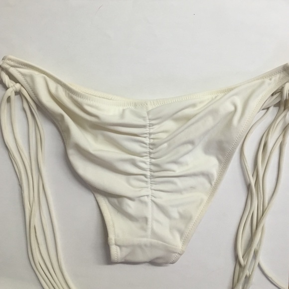 Victoria's Secret white scrunch bottoms