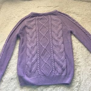 LAVENDER ARIANA GRANDE SWEATER