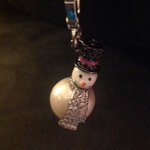 Juicy couture snowman charm