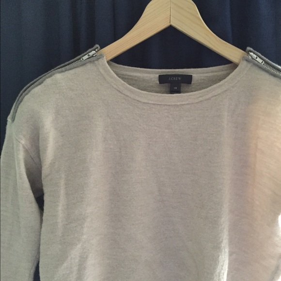 J. Crew sweater with zipper detail