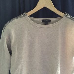 J. Crew sweater with zipper detail