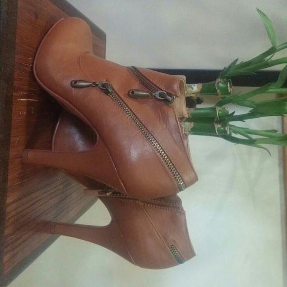 Tan Booties